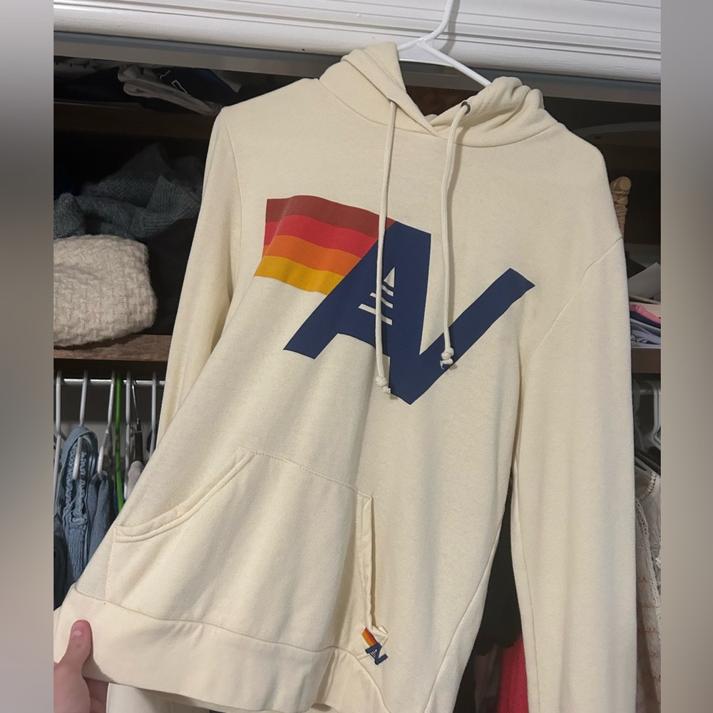 Aviator Nation Hoodie/ Size: Medium/ color: Cream